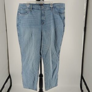 J. Crew Size 35 Light Wash High-Rise Classic Vintage Jeans